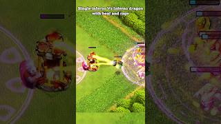 Single inferno Vs Inferno dragon ll Clash of clans ll shorts clashofclans coc [upl. by Notyarb831]