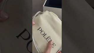 Polene Paris Beri unboxing 🤍 polene poleneparis poleneparishandbag poleneberi poleneparisberi [upl. by Werbel]