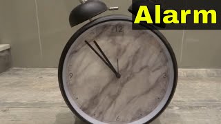 How To Set Alarm On Analog Clock EasilyBeginner Tutorial [upl. by Dnamron]