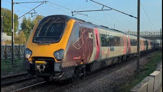 220027 and 220019 passing Thirsk 051024 [upl. by Namya]