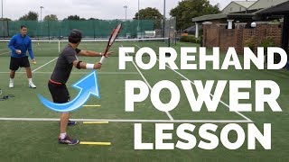 Tennis Forehand Transformation  Technique For Maximum Power and Control [upl. by Attenra219]