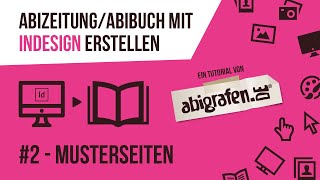 AbizeitungAbibuch mit InDesign erstellen  2 Musterseiten [upl. by Nosrettap]