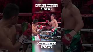 Nonito Donaire vs Cesar Juarez  Fast Fight NonitoDonaire CesarJuarez sports boxing ko [upl. by Wanyen506]