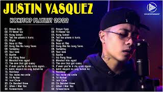 Justin Vasquez Playlist 2022  The Best Acoustic English Cover Of Popular Songs 2022 [upl. by Duff]