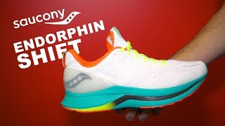 Saucony Endorphin Shift First Look  A Smooth and Highly Cushioned Daily Trainer [upl. by Adnirem265]