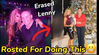 Lisa Hochstein roasted for removing estranged husband Lenny from family photo 😬😬😬 [upl. by Aener450]