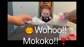 Mokoko開箱！Unbox Halloween Mokoko🎃🎃 Labubu Monsters unboxing series [upl. by Adnoraj]