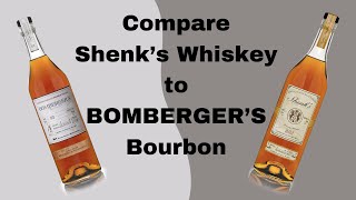 Compare Shenks Whiskey to Bombergers Bourbon two great brands from Michters [upl. by Nosduj]