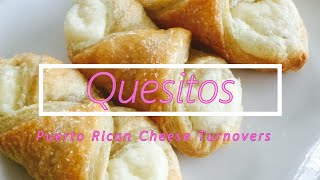 Quesitos Puertorriqueños Puerto Rican Cheese Turnovers [upl. by Sarge134]