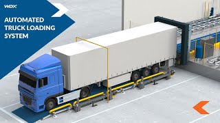 Automated Truck Loading and Unloading System  QLoader [upl. by Monteith413]