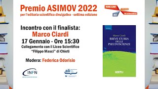 Premio ASIMOV 2022  Incontro con Marco Ciardi [upl. by Cleodal]