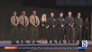 San Bernardino County Sheriff honors local heroes [upl. by Ennaear353]