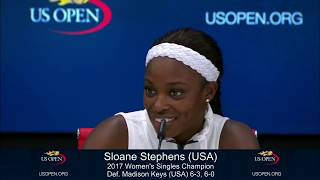 Sloane Stephens jokes that 37 million check inspires her to keep playing  ESPN [upl. by Brina]