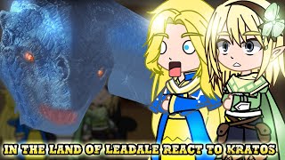 In the land of leadale react to kratos as Caynas Brother  GOW Ragnarök  Gacha react [upl. by Euqirne]