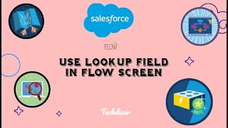 Use Lookup Field in Flow Screen Salesforce [upl. by Onig701]