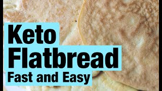 Keto Flatbread made of Tahini  Sesame paste  very easy [upl. by Roshelle]