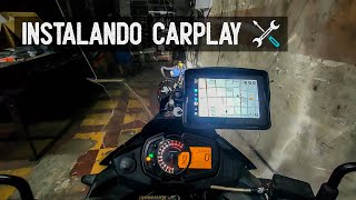 Le Instale un Carplay de Aliexpress a mi Moto 🏍 [upl. by Enamrahs]