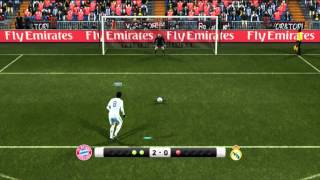 PES 12 Penaltis Real MadridBayern de Munich Partido de Vuelta [upl. by Asyar]