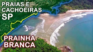 Prainha Branca  A praia do Guarujá que só se chega por trilha ou barco [upl. by Wolsniw]