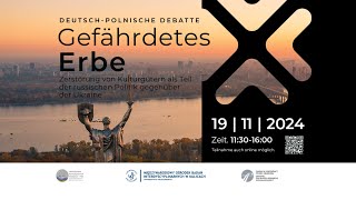 Die Debatte „Gefährdetes Erbe“ DE [upl. by Stalk]