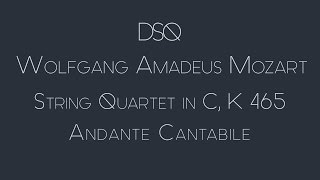 Diderot String Quartet  Wolfgang Amadeus Mozart Andante Cantabile from String Quartet in C K 465 [upl. by Phenica160]