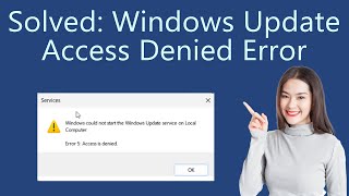 How to fix Error 5 access denied in Windows 11  Windows Update Fix [upl. by Ees]