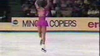 Katarina Witt  1984 World Championships Long Program [upl. by Atilol]