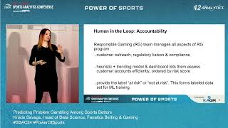 SSAC24 Predicting Problem Gambling Among Sports Bettors [upl. by Ma]