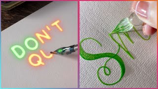 Satisfying Calligraphy That Will Relax You Before Sleep ▶7 [upl. by Archle]