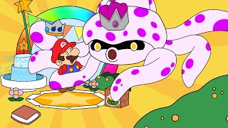 Paper Mario Sticker Star Gooper blooper boss battle theme music with lyrics 🗣🎶 [upl. by Arocet]