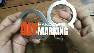 Handcuff MarkingDIY metal etching diy [upl. by Garrison37]