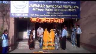 VIP Visit to JNV Jaffarpur Kalan [upl. by Chelsea]