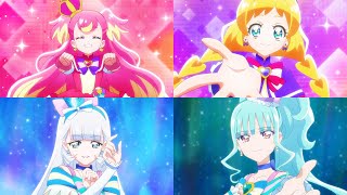 Wonderful Pretty Cure  My Evolution Group Transformation [upl. by Eleon2]