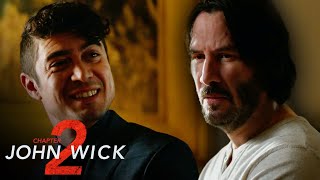 John Gets His Car Back Scene  John Wick Chapter 2 [upl. by Gaile]