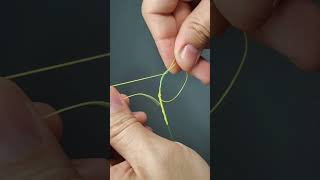 Smooth Strong Braid to Mono or Fluorocarbon Leader Fishing Knot  SC Knot [upl. by Llertnek]