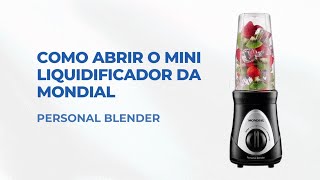 COMO ABRIR O BLENDER DA MONDIAL Mixer mini liquidificador personal blender [upl. by Muryh671]