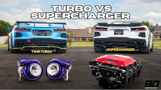 Turbo VS Supercharger Which one is right for you C8 Corvette shootout at BoostDistrict [upl. by Jacobina]