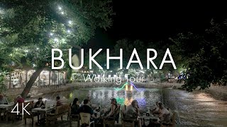 Bukhara  Old Town  Walking Tour  4K [upl. by Johnny]