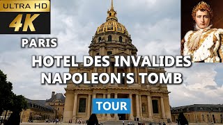 4k Hotel des Invalides Tour  Explore Napoleons Tomb Museums amp Military History in Paris [upl. by Adnwahsal978]