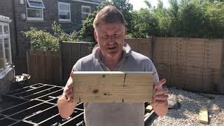 How To Build A Sub Frame For A Decking Project Including Tips [upl. by Cristin]