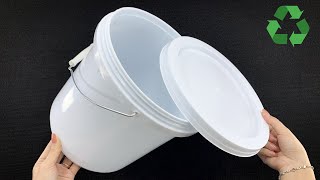 Dont Throw Away Plastic Plastic Buckets Ingenious Ideas for the Home [upl. by Asum510]