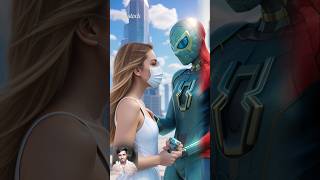 Transform cute girl 🥰 Spiderman  marvel anime avengers spiderman animation trending [upl. by Bruner]