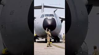 A400M Atlas turboprop engine starts up royalairforce [upl. by Nodab560]