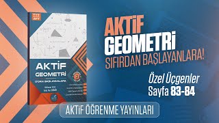 Aktif Geometri Çözümleri  Sayfa 8384  Özel Üçgenler [upl. by Anawak]