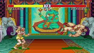 Street Fighter II The World Warrior  Dhalsim vs Zangief [upl. by Renrew]