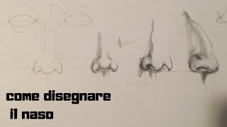 Come disegnare il naso  realistico  I consigli di ArteDammil5 [upl. by Colline]