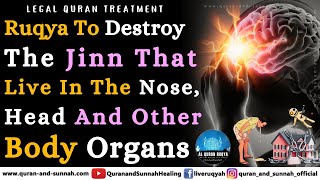 ULTIMATE RUQYAH SHARCIYA TO DESTROY THE JINN THAT LIVE IN THE HEAD NECK NOSE AND OTHER BODY ORGANS [upl. by Trudy397]