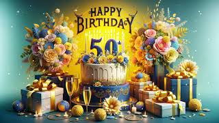 50th Birthday Song Sing Along 2024  BEST HAPPY BIRTHDAY SONG 50 YEARS OLD happybirthdaysong [upl. by Lambart]