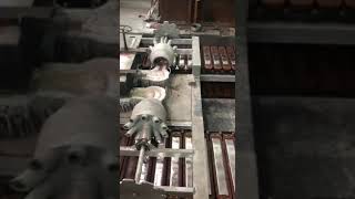 Aluminum Ingot Casting Conveyor [upl. by Enihsnus]