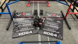 74074Y Oklahoma State Championship Recap  VEX Over Under [upl. by Eelytsirk130]